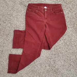 EUC J Crew Bootcut Cords Cinnamon/Rust Sz  8R